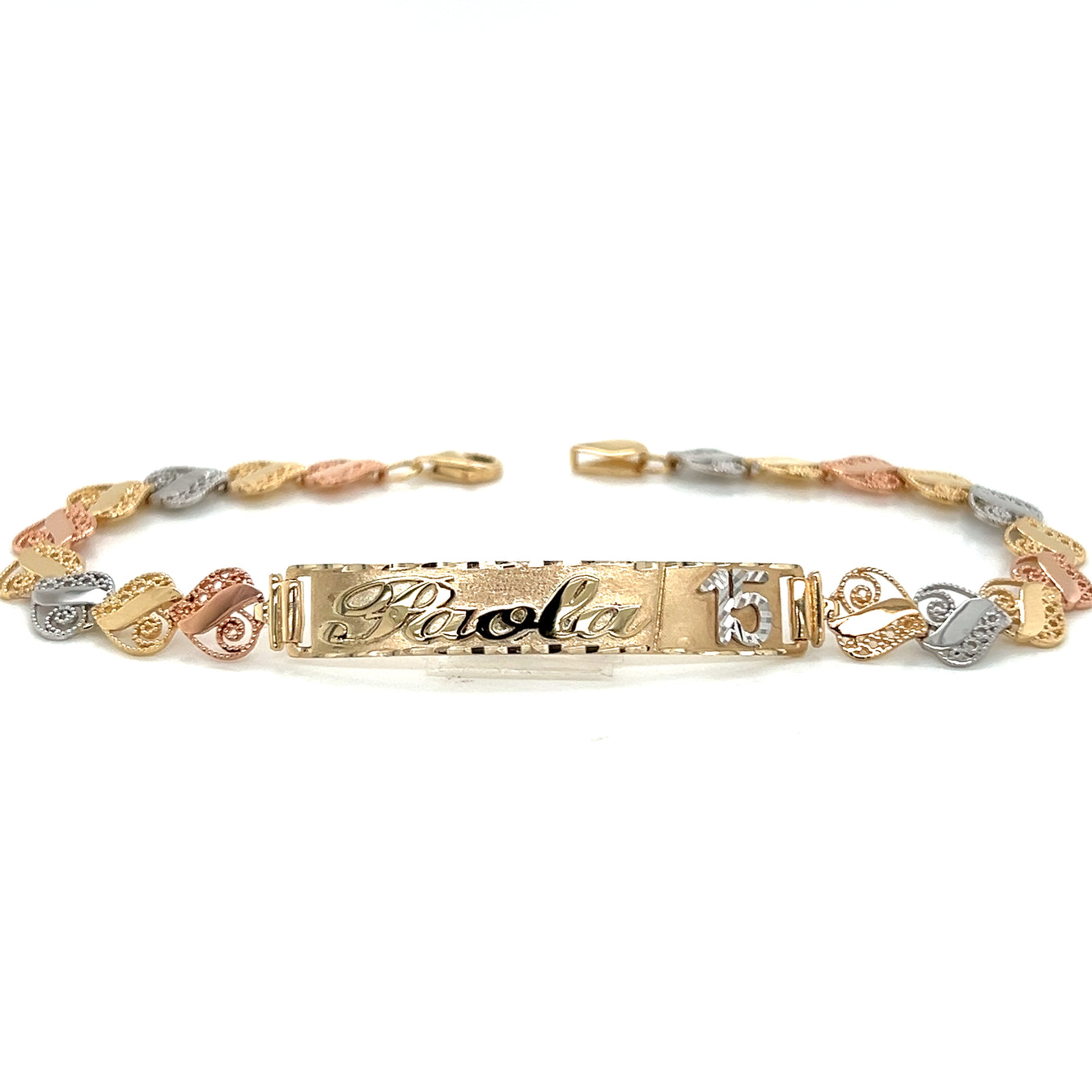 Gold Quinceanera Bracelets | Esclavas De Oro para Quinceaneras