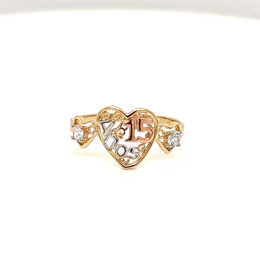 14k Gold 15 Años Ring - MyAZGold