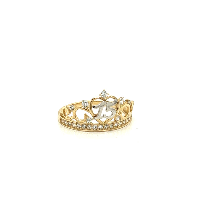 Vintage Luxury Star Moon Crown Gold Stainless Steel 18K Ring - China Rings  and Jewelry price | Made-in-China.com
