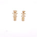 14k Boy and Girl with Gemstone Stud Earrings - MyAZGold