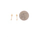14k Simple Gold Stud Earrings - MyAZGold