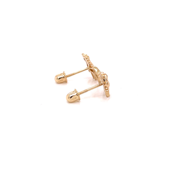 14k Gold Unicorns Stud Earrings - MyAZGold