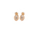 14k Pineapple Gemstone Stud Earrings - MyAZGold