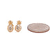 14k Pineapple Gemstone Stud Earrings - MyAZGold