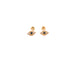 14k Evil Eye Gemstone Stud Earrings - MyAZGold