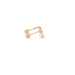 14k Outline Crown Stud Earrings - MyAZGold