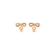 14k Infinity Symbol with Gemstones Stud Earrings - MyAZGold