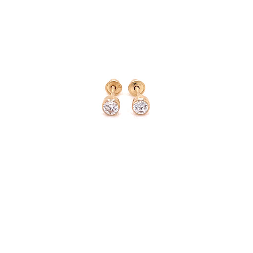 14k Gemstone Stud Earrings - MyAZGold