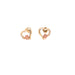 14k Heart with Flowers Stud Earrings - MyAZGold