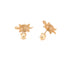 14k Gemstone Turtles Stud Earrings - MyAZGold