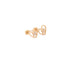 14k Heart Outline Stud Earrings - MyAZGold