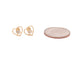 14k Heart Outline Stud Earrings - MyAZGold