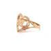 14k Heart with M Letter Ring - MyAZGold