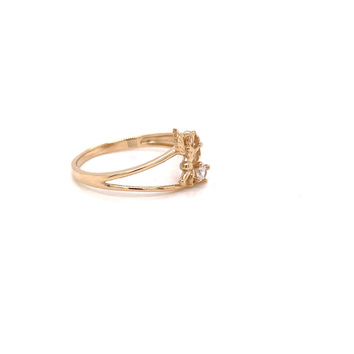 14k Gold Cupid with Gemstone Ring - MyAZGold