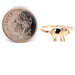 14k Elephant Ring with Gemstone Eye - MyAZGold