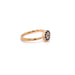 14k Purple Halo Gemstone Ring - MyAZGold