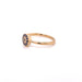 14k Purple Halo Gemstone Ring - MyAZGold