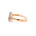 14k Angled Heart Ring with Gemstones - MyAZGold