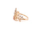 14k Leaf Crown 15 Ring with Gemstones - MyAZGold