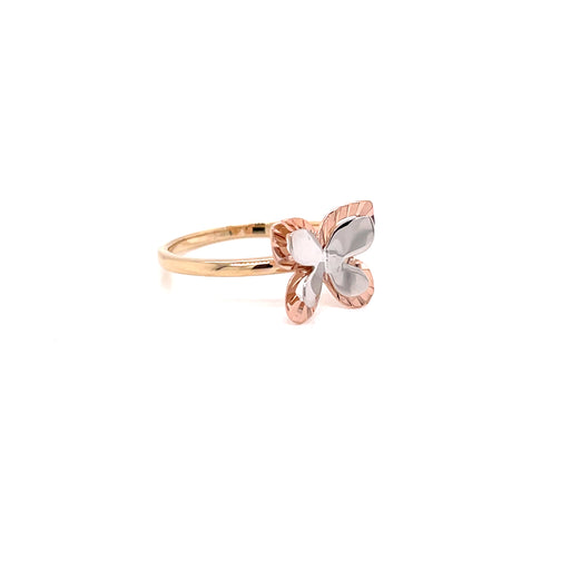14k Butterfly Outline Ring - MyAZGold