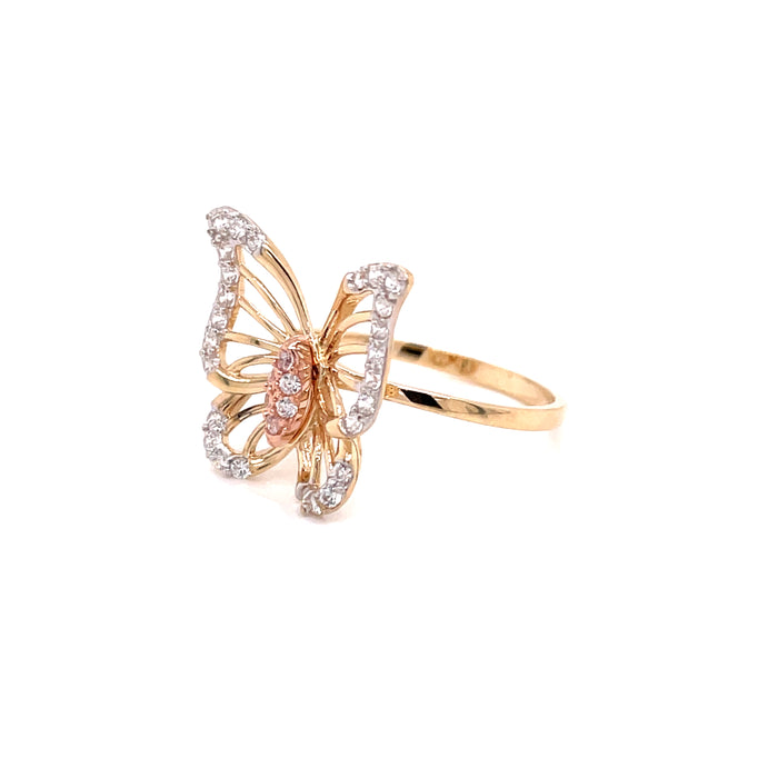 14k Gold Butterfly Ring - MyAZGold