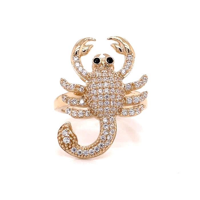 14k Gemstone Scorpion Ring - MyAZGold