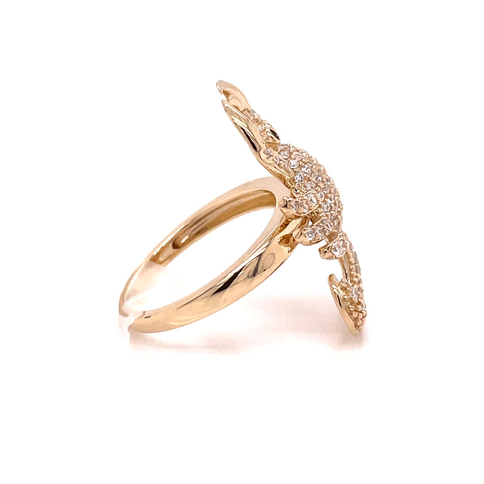 14k Gemstone Scorpion Ring - MyAZGold