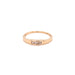 14k Simple Gold Ring with 3 Square Gemstones - MyAZGold