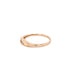 14k Simple Gold Ring with 3 Square Gemstones - MyAZGold
