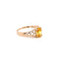 14k Oval Gemstone with Side Design - MyAZGold