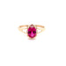 14k Oval Gemstone Ring - MyAZGold