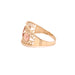 14k Gold 15 Ring with Flower Detail - MyAZGold