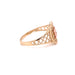 14k Gold 15 Ring with Grate Oval Design - MyAZGold