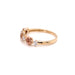 14k Three Rose Ring with Gemstones - MyAZGold