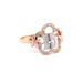 14k Large Flower 15 Gold Ring - MyAZGold