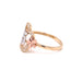 14k Large Flower 15 Gold Ring - MyAZGold