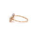 14k Open Double Heart Ring with Gemstones - MyAZGold