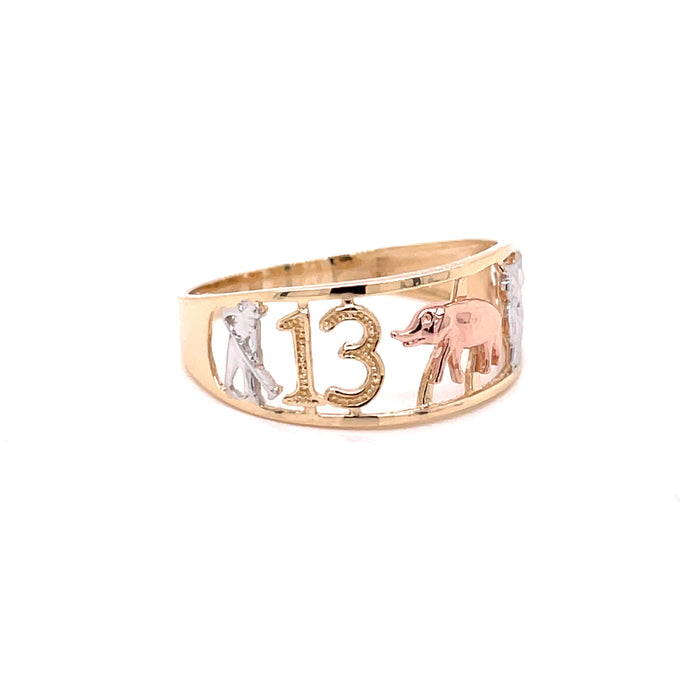 14k Good Luck Charm Ring