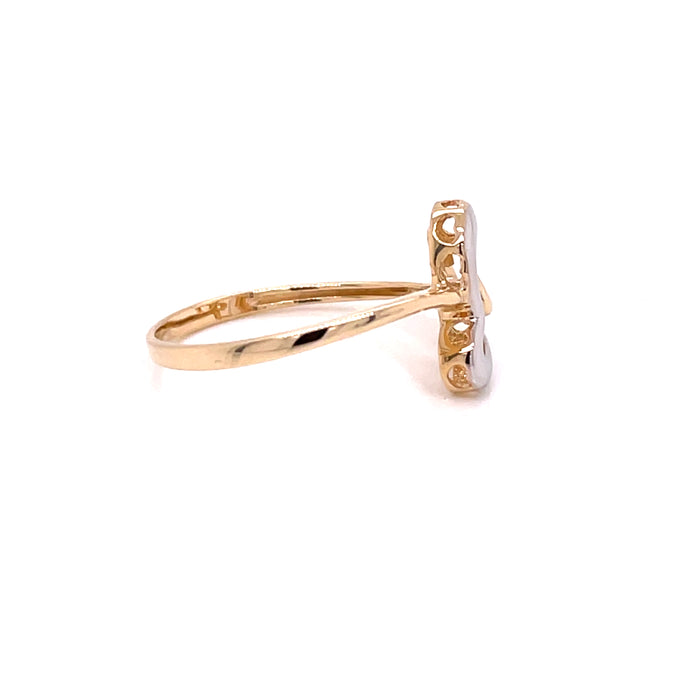 14k Intertwined Hearts Ring