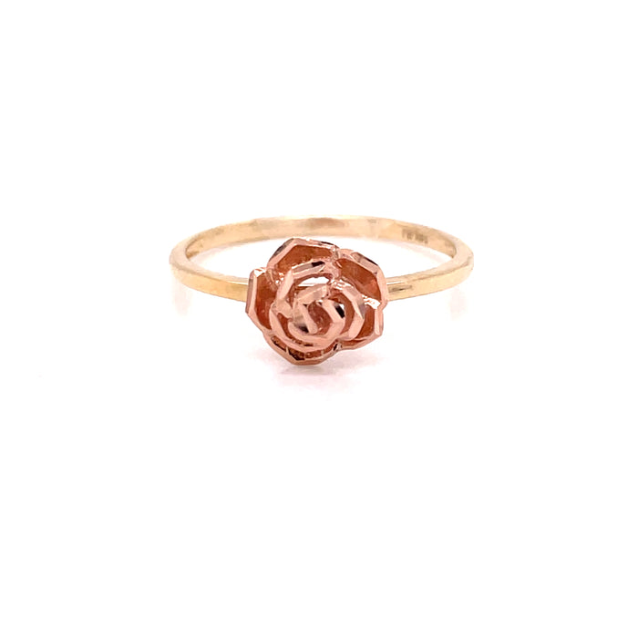 14k Simple Rose Gold Ring