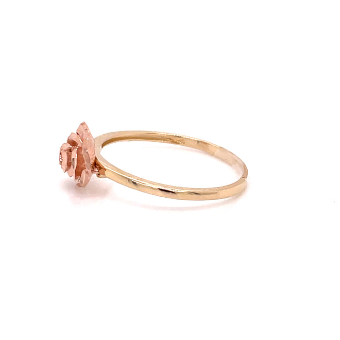 14k Simple Rose Gold Ring