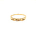 14k Leaf Band with Gemstones - MyAZGold