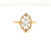 14k White Marquise Gemstone Ring - MyAZGold