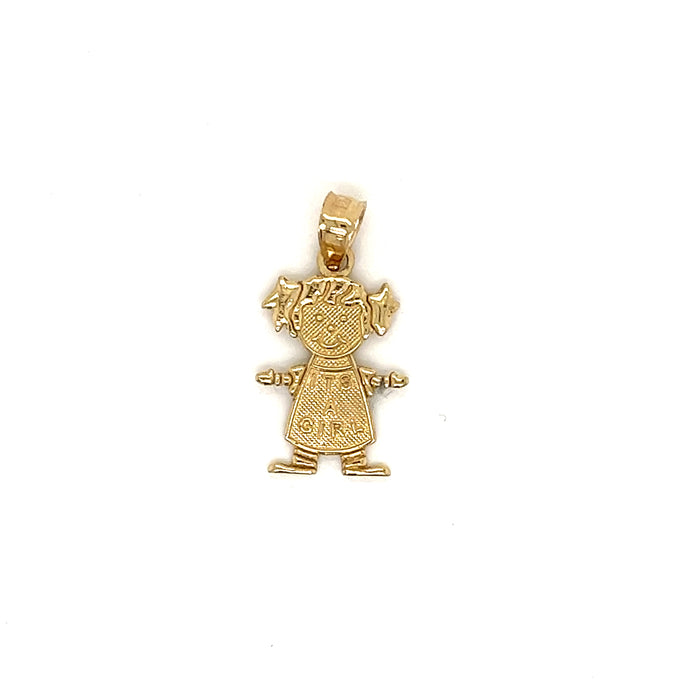 14k Its a Girl Pendant