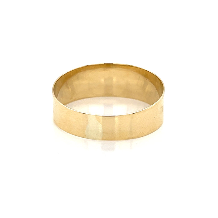 14k Gold Cursive Custom Name Band Ring
