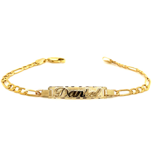 Double Chain Gold Name Bracelet – Alev Jewelry
