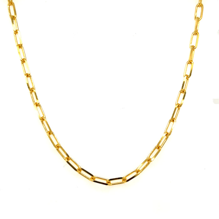14k Medium Oval Link Gold Chain
